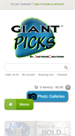 Mobile Screenshot of giantpicks.com